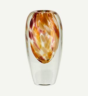 Mundgeblasenem Glas in schönen Naturfarben und mit weichen Formen