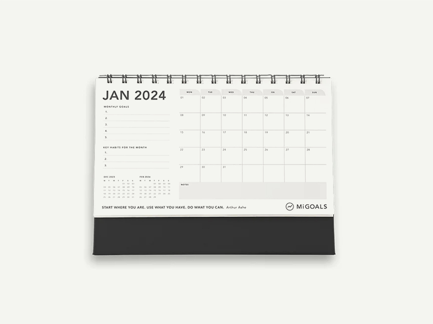 Tischkalender 2024 mit Spiralbindung