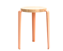 Pouf/Hocker aus Wolle mit recyceltem Füllmaterial